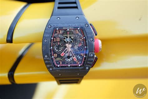 richard mille lotus f1 replica|Richard Mille RM 011 Romain Grosjean 'Lotus F1' Carbon NTPT.